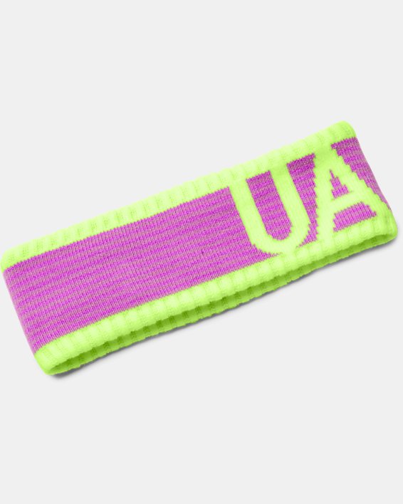 Girls' UA Favorite Headband, Purple, pdpMainDesktop image number 0
